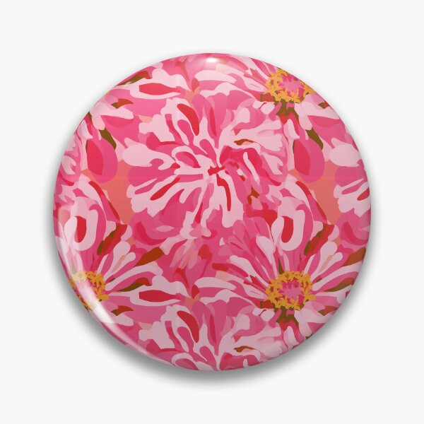 Item preview, Trendy Zinnia Floral  - Flower Garden Pattern - Mother'S Day Gift Ideas designed and sold by RoyalStarsPatts.