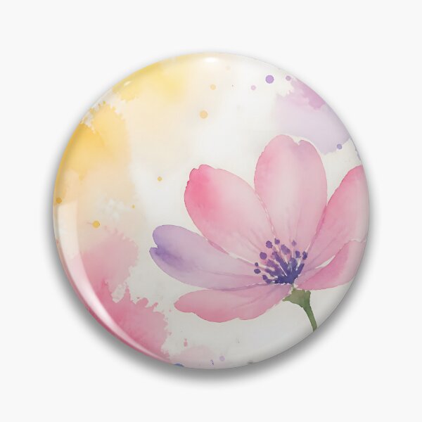 Item preview, watercolor flower designed and sold by Gina_BreWe.