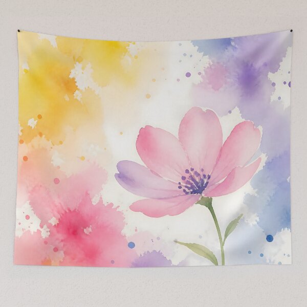 Item preview, watercolor flower designed and sold by Gina_BreWe.