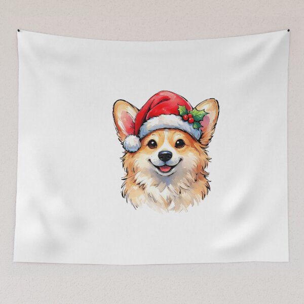 Item preview, Corgi Dog Christmas designed and sold by Timeless Bond Designs.