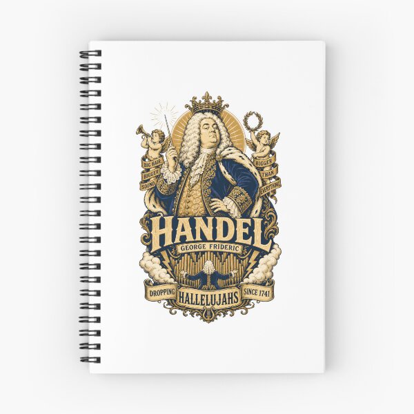 Item preview, Handel Hallelujah Chorus Classical Music Composer designed and sold by AntiqueImages.