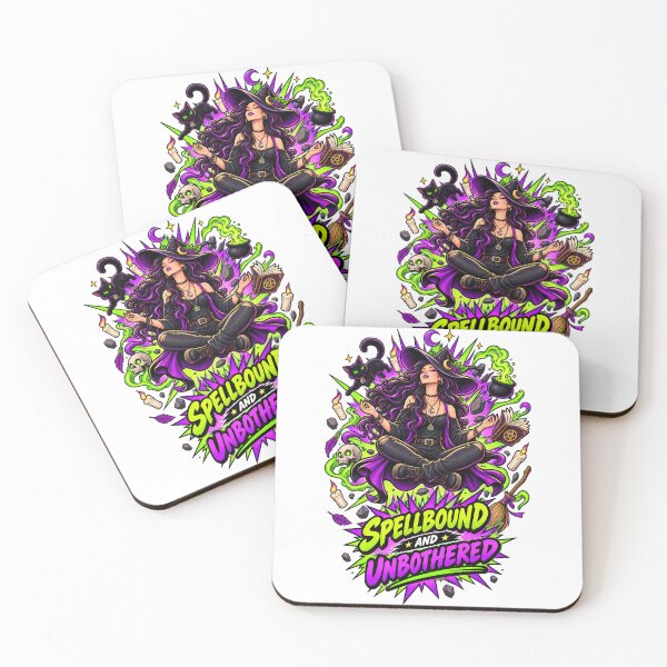 Item preview, Spellbound And Unbothered Comic Witch Shirt | Bold Superhero Halloween Tee | Spooky Season Gift | Comic Book Art Print designed and sold by Gremlin Hours.