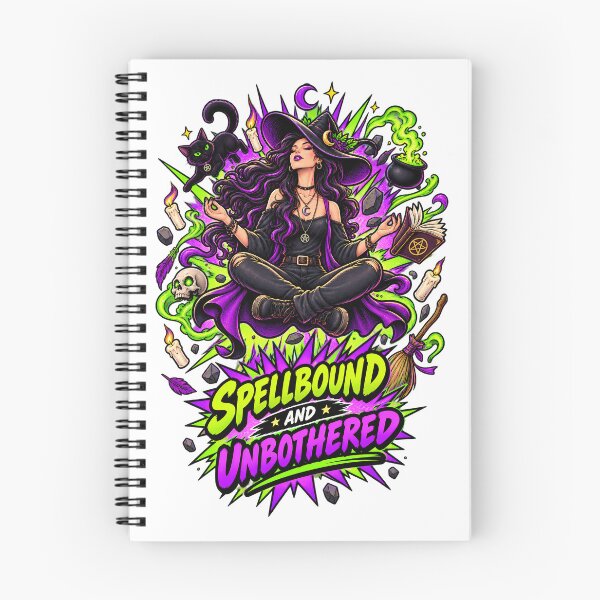 Item preview, Spellbound And Unbothered Comic Witch Shirt | Bold Superhero Halloween Tee | Spooky Season Gift | Comic Book Art Print designed and sold by Gremlin Hours.