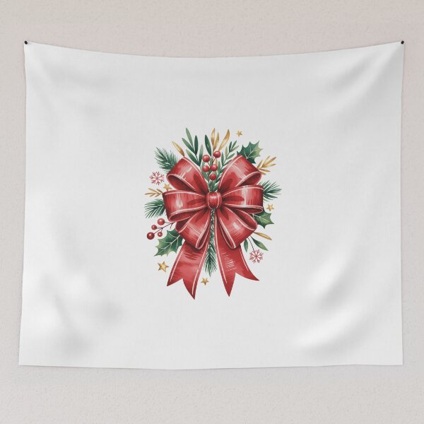 Item preview, Festive Bow and Greenery designed and sold by jkrphoto.