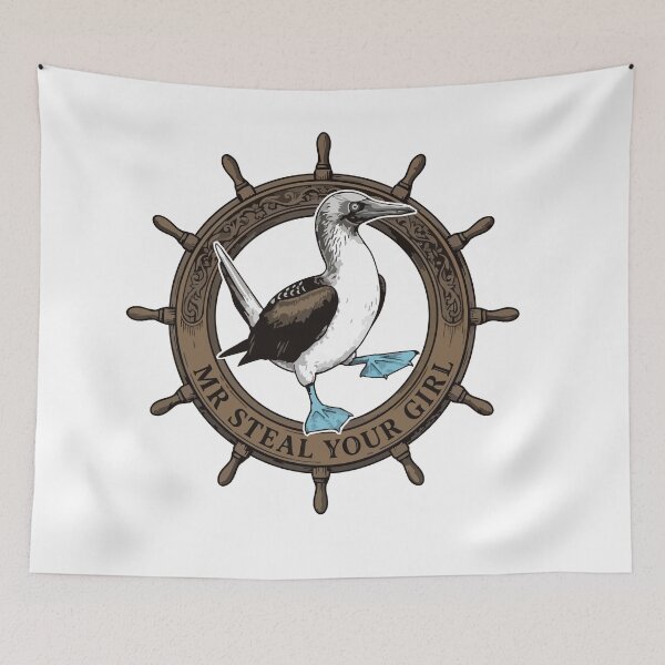 Item preview, Mr Steal Your Girl Vintage Blue Footed Booby designed and sold by Arc2020.