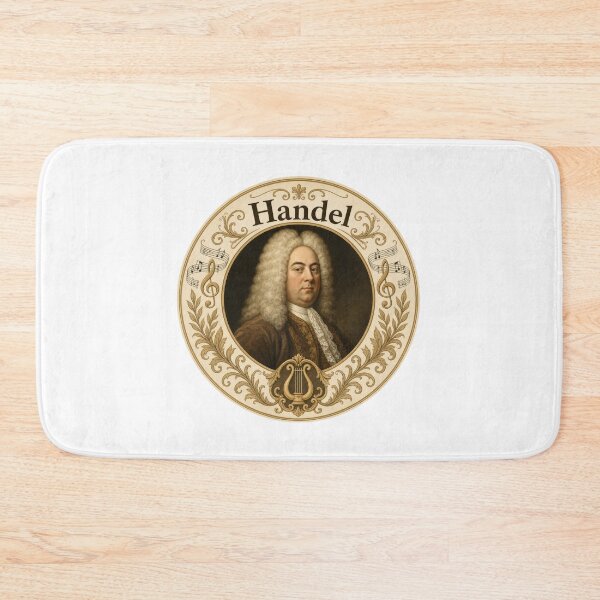 Item preview, Handel Baroque Composer Classical Music Portrait designed and sold by AntiqueImages.