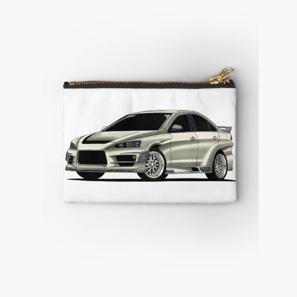 Item preview, Exclusive drawing modifies japanese sport car silver Shark Lancer EVO X Turbo designed and sold by Cars23.
