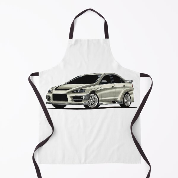 Item preview, Exclusive drawing modifies japanese sport car silver Shark Lancer EVO X Turbo designed and sold by Cars23.
