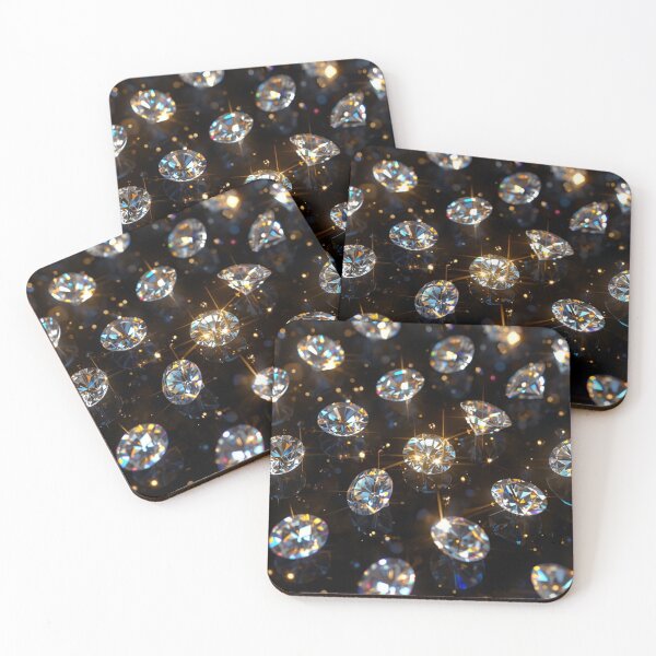 Item preview, Luxurious Shimmering Diamonds Rainbow Refraction 3D Pattern designed and sold by onestopstudio.
