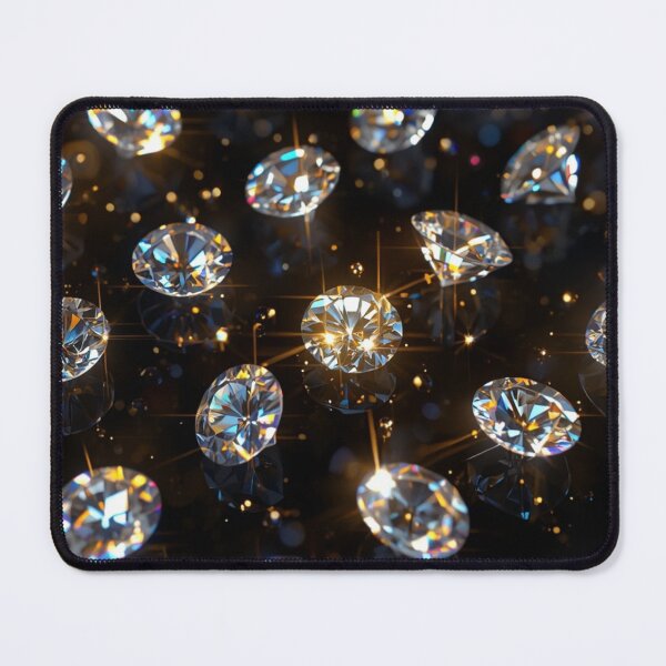 Item preview, Luxurious Shimmering Diamonds Rainbow Refraction 3D Pattern designed and sold by onestopstudio.