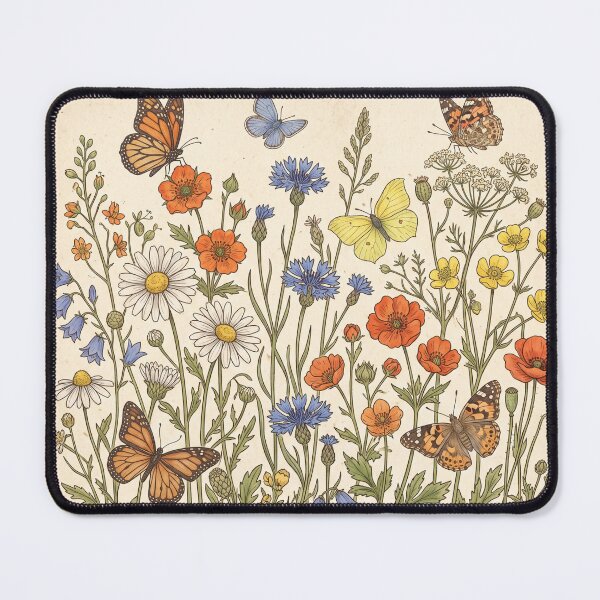 Item preview, Butterflies & Wildflowers designed and sold by artistifoo.