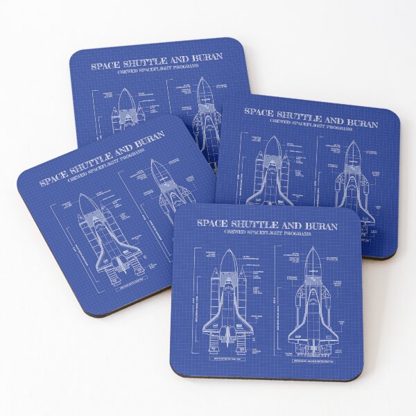 Item preview, NASA Space Shuttle vs Energia Buran (Blueprint) designed and sold by BGALAXY.