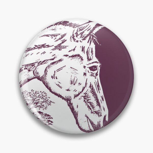 Item preview, Horse Portrait – Nature and Woodland Sketch Art designed and sold by Half Mess.