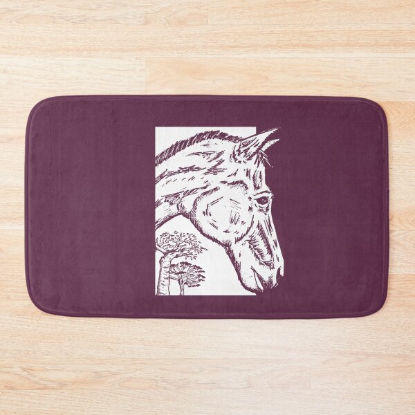 Item preview, Horse Portrait – Nature and Woodland Sketch Art designed and sold by Half Mess.