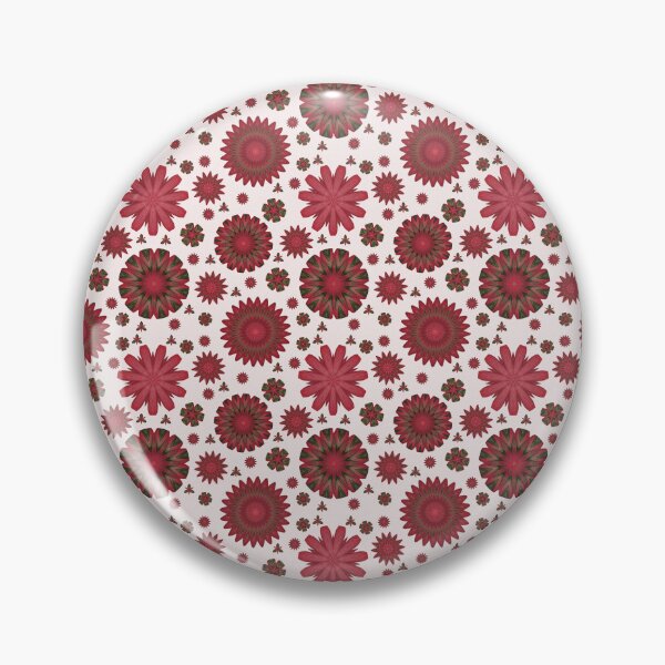 Item preview, Red Mandala Floral Kaleidoscope Pattern designed and sold by Zaya_art.