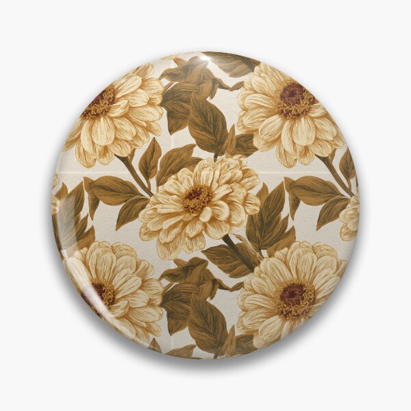 Item preview, Delicate Zinnia Texture  - Birth Flower Pattern - One Year Anniversary Gifts designed and sold by RoyalStarsPatts.