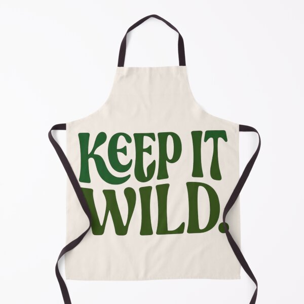Item preview, Keep It Wild | Nature Conservation Environmental Sustainability Typography Gift designed and sold by Amr Darwish Graphic designer.