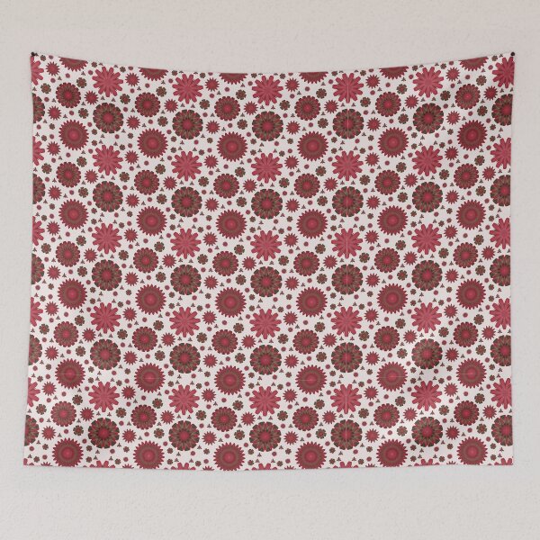 Item preview, Red Mandala Floral Kaleidoscope Pattern designed and sold by Zaya_art.