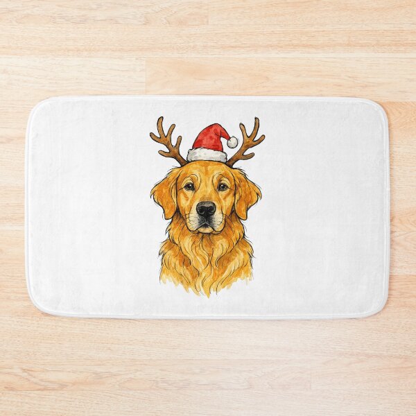 Item preview, Golden Dog Christmas designed and sold by Timeless Bond Designs.