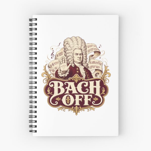 Item preview, Bach Off Funny Classical Music Composer Pun designed and sold by AntiqueImages.