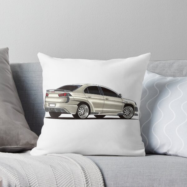 Item preview, Exclusive rear part drawing modifies japanese sport car silver Shark Lancer EVO X Turbo designed and sold by Cars23.