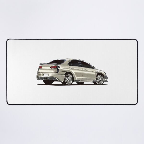 Item preview, Exclusive rear part drawing modifies japanese sport car silver Shark Lancer EVO X Turbo designed and sold by Cars23.