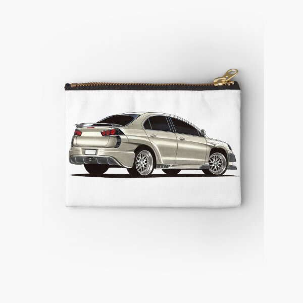 Item preview, Exclusive rear part drawing modifies japanese sport car silver Shark Lancer EVO X Turbo designed and sold by Cars23.