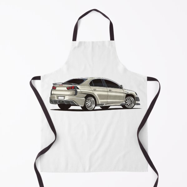 Item preview, Exclusive rear part drawing modifies japanese sport car silver Shark Lancer EVO X Turbo designed and sold by Cars23.