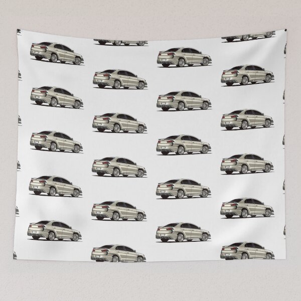 Item preview, Exclusive rear part drawing modifies japanese sport car silver Shark Lancer EVO X Turbo designed and sold by Cars23.