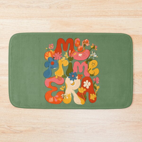 Item preview, My Prime Era – Groovy Retro Floral Typography designed and sold by KAM-KAM-STORE.