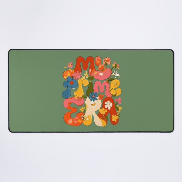 Item preview, My Prime Era – Groovy Retro Floral Typography designed and sold by KAM-KAM-STORE.