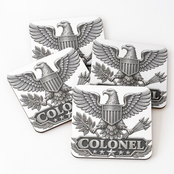 Item preview, U.S. Army Colonel – WWII Military Eagle Insignia designed and sold by Strongermind.