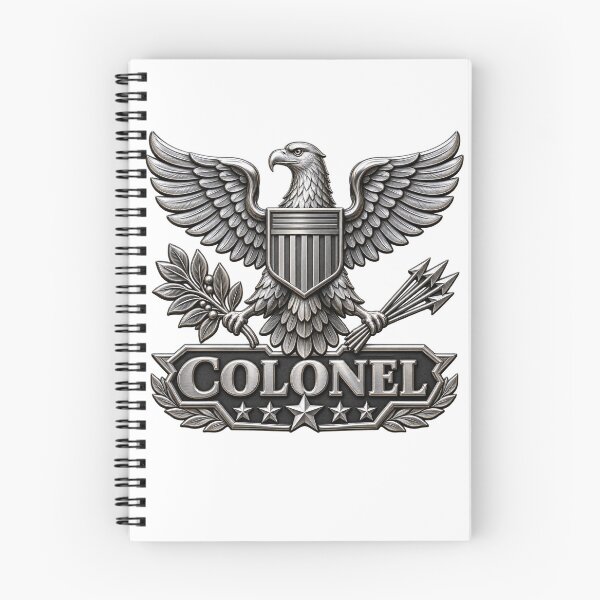 Item preview, U.S. Army Colonel – WWII Military Eagle Insignia designed and sold by Strongermind.