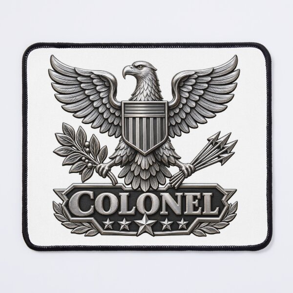 Item preview, U.S. Army Colonel – WWII Military Eagle Insignia designed and sold by Strongermind.