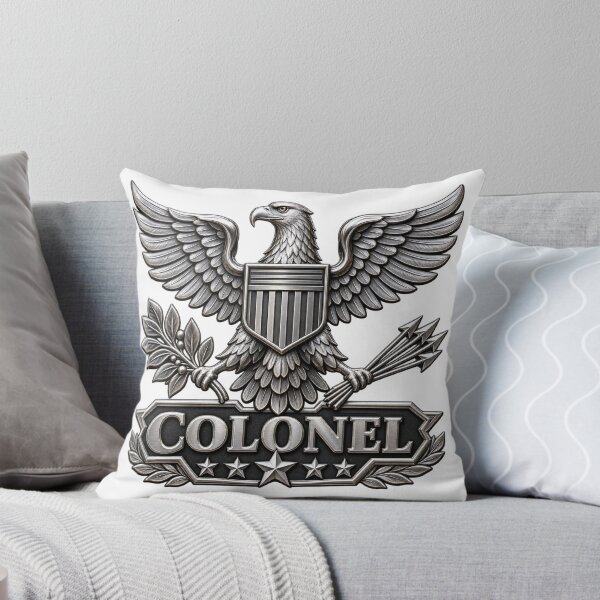 Item preview, U.S. Army Colonel – WWII Military Eagle Insignia designed and sold by Strongermind.