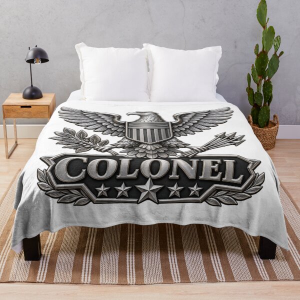 Item preview, U.S. Army Colonel – WWII Military Eagle Insignia designed and sold by Strongermind.