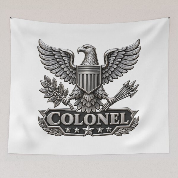 Item preview, U.S. Army Colonel – WWII Military Eagle Insignia designed and sold by Strongermind.
