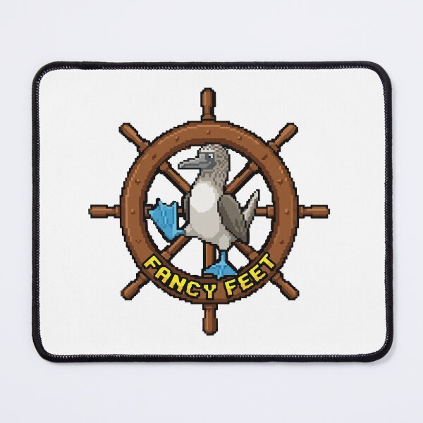 Item preview, Fancy Feet Pixel Art Blue Footed Booby Retro designed and sold by Arc2020.