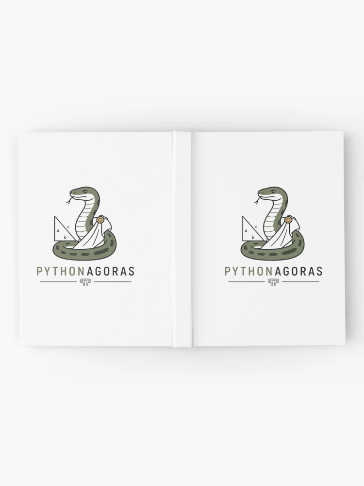 Thumbnail 2 of 3, Journal, Pythonagoras Funny Pythagoras Python Pun designed and sold by NicramR.