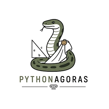 Artwork thumbnail, Pythonagoras Funny Pythagoras Python Pun by NicramR