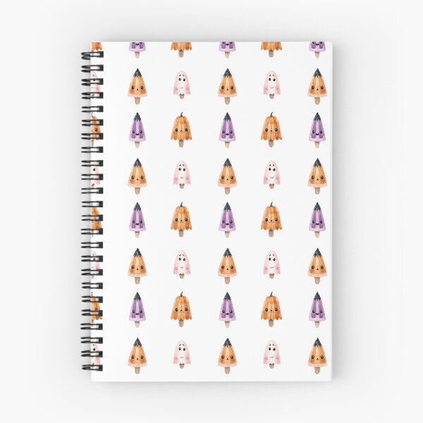 Item preview, Cute Halloween Popsicles Ghost Pumpkin Seamless Pattern Design Collection designed and sold by EL-Lebedenko.