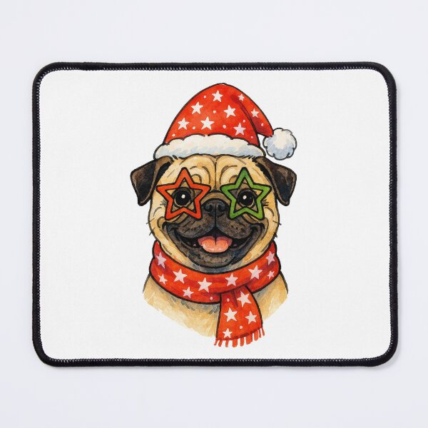 Item preview, Pug Dog Christmas designed and sold by Timeless Bond Designs.