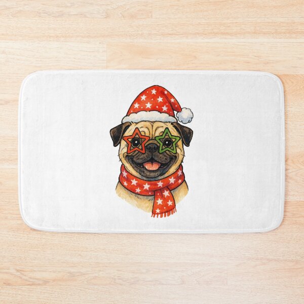 Item preview, Pug Dog Christmas designed and sold by Timeless Bond Designs.