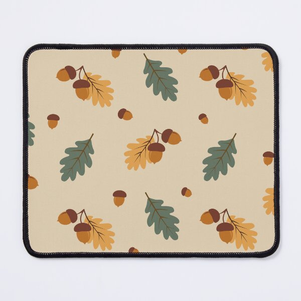 Item preview, Autumn Oak Leaves and Acorns Seamless Pattern designed and sold by ElenMart.
