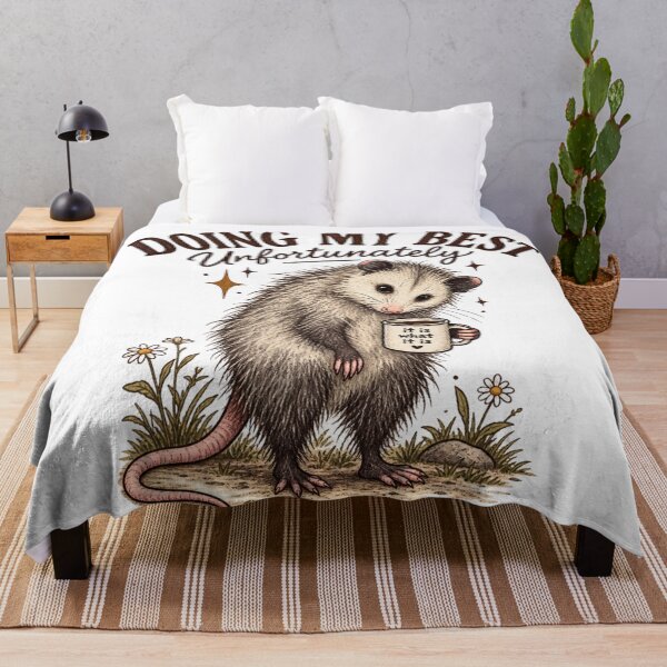 Item preview, Doing My Best Unfortunately  Possum designed and sold by taylorvinyls.
