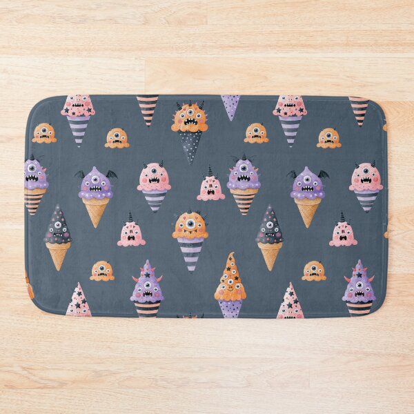 Item preview, Spooky Cute Monster Ice Cream Halloween Seamless Pattern Design designed and sold by EL-Lebedenko.