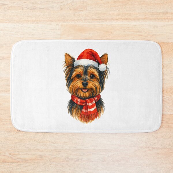 Item preview, Yorkshire Terrier Dog Christmas designed and sold by Timeless Bond Designs.