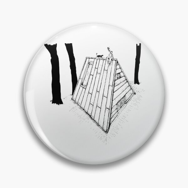 Item preview, A-Frame Cabin in the Woods designed and sold by BarnBurns.