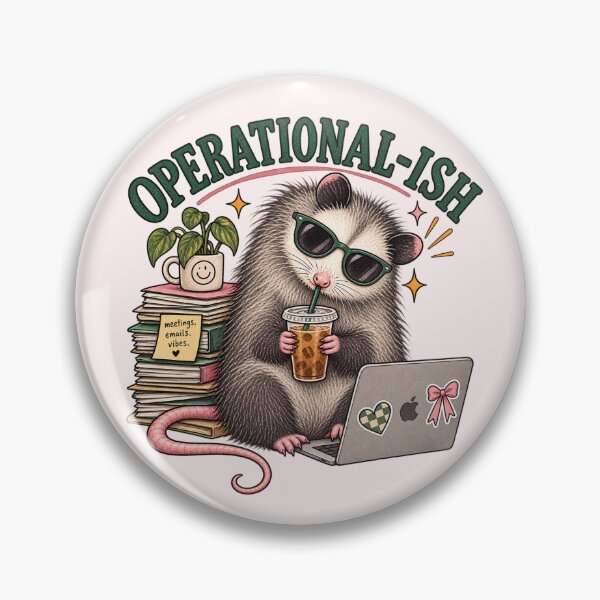 Item preview, Operational-ish Coffee Possum – Funny Work Humor  designed and sold by taylorvinyls.