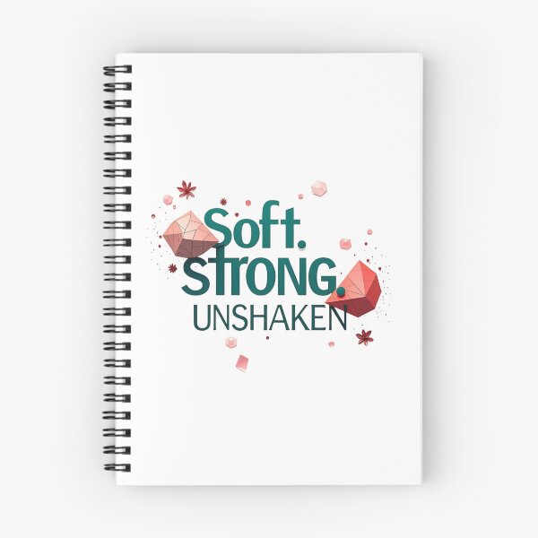 Item preview, Soft Strong Unshaken. Resilience Typography Design designed and sold by Aarvya Fashion Club ( A.F.C ).